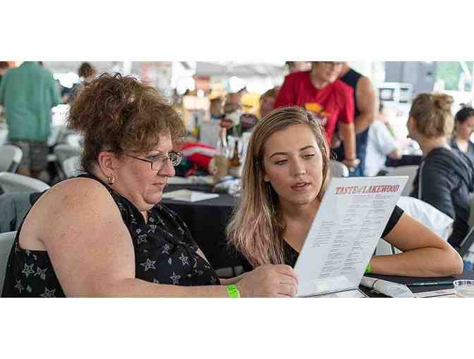 2 VIP Experience Tickets to the 2020 Taste of Lakewood