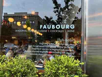 Dinner for Four at Faubourg Restaurant in Montclair, NJ