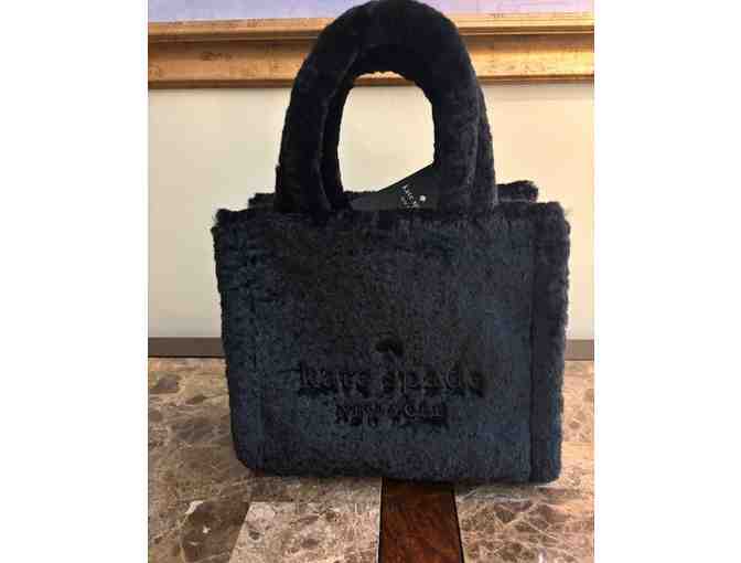 Kate Spade Ellie Faux Fur Black Small Tote - Photo 1