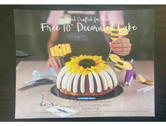 Nothing Bundt Cakes (Lewisville)- Gift certificate for a Free 10' Decorated Cake