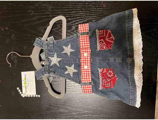 Jewels N Cotton - Spirit Overalls Dress (size 6 months)