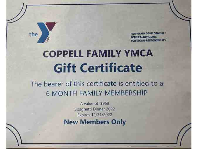 Coppell Family YMCA - 6 Month Family Membership