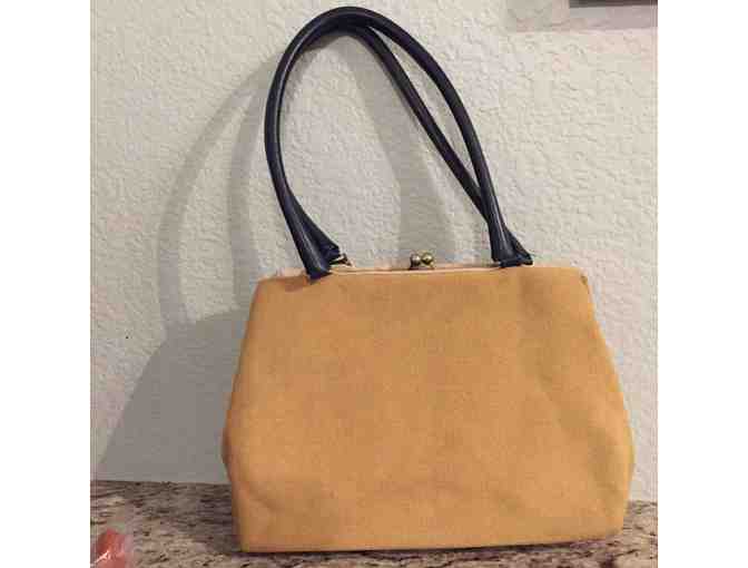 Vintage Rada Borse beige fabric purse