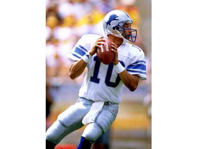 Charlie Batch Autographed Detroit Lions Mini Helmet