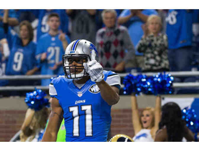 Detroit Lions Mini Helmet Signed by Marvin Jones