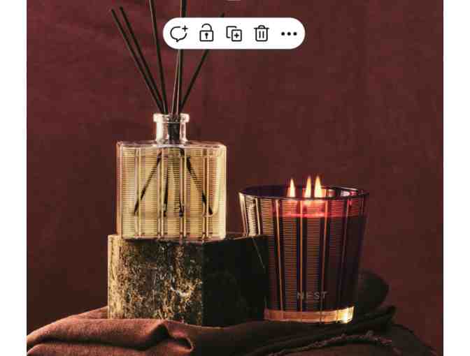 NEST New York: 3 Wick Candles--Driftwood and Chamomile, and Autumn Plum