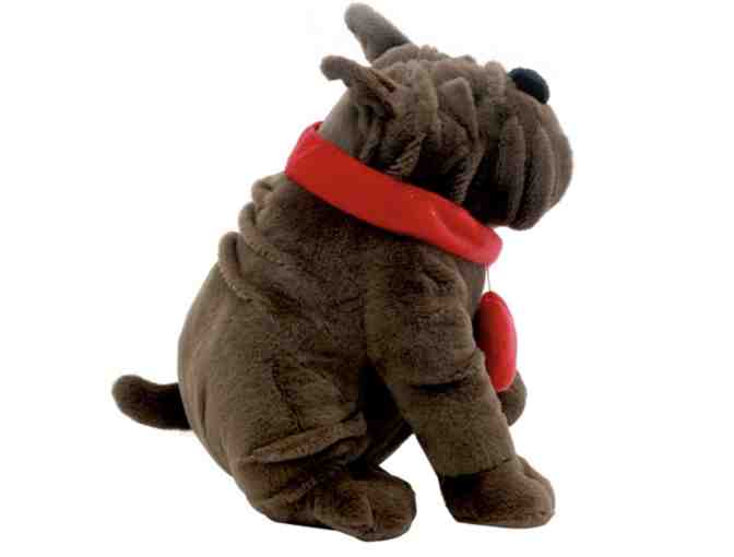 #34 'Valentine' Plush Bulldog Item