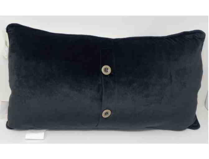 #42 Issac Mizrahi English Bulldog Holiday Pillow