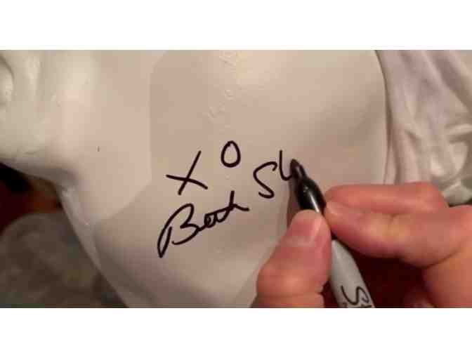 #1011 SNEAK PEAK! Howard Stern & Beth Stern Autographed Fiberglass Bulldog Item #46