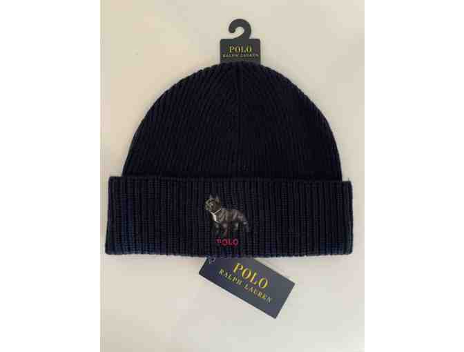 Ralph Lauren French Bulldog Knit Beanie Item #67