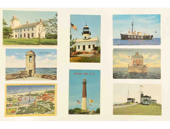 United States Lighthouse Lot of Vintage and Chrome Postcards - Set of 37