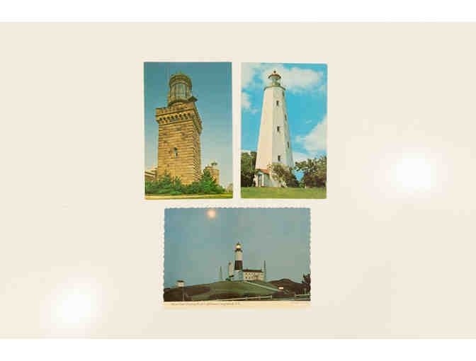 United States Lighthouse Lot of Vintage and Chrome Postcards - Set of 37