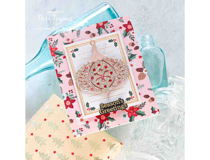 Set of 6 Handmade Christmas Cards in Gift Box