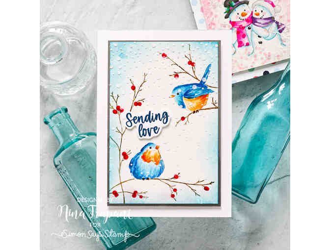 Set of 6 Handmade Christmas Cards in Gift Box