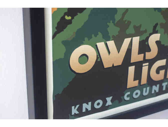 'Above Owls Head Light' 18x24 Framed Art Print by Alan Claude