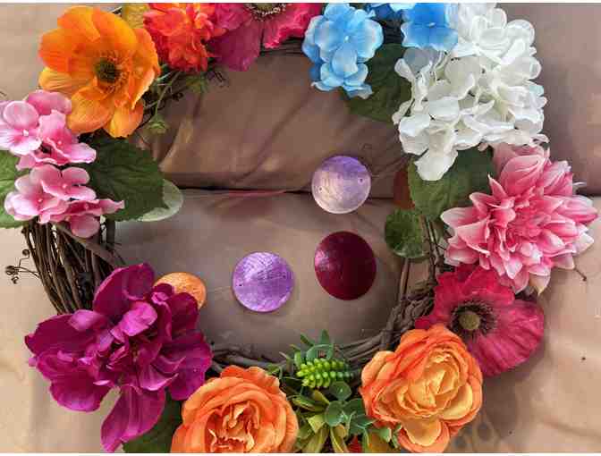 Seasonal Summer Wreath (with Door Hanger)