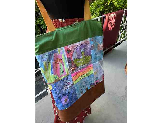 1B - One-of-a-kind tote bag & pouch