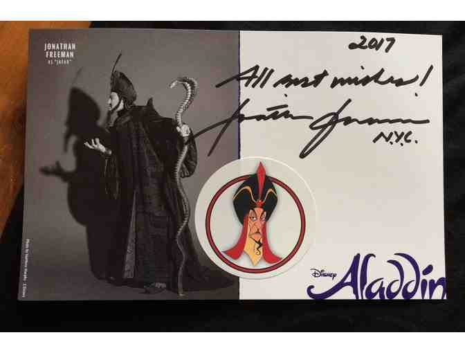 001. Autographed Broadway show poster - ALADDIN