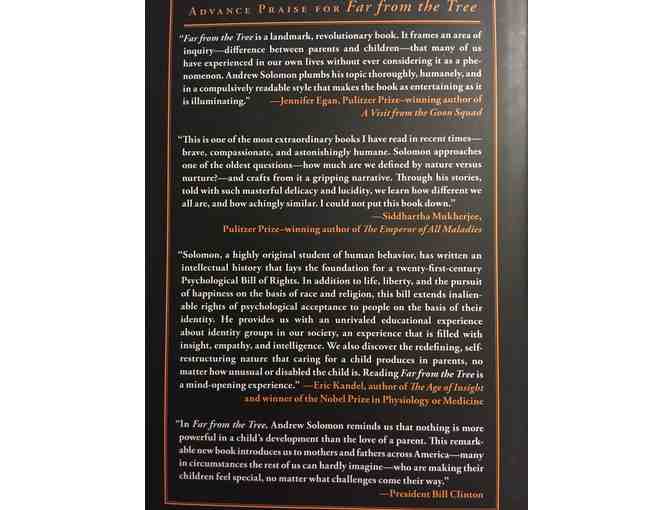 006. Book - 'Far From the Tree' by Andrew Solomon