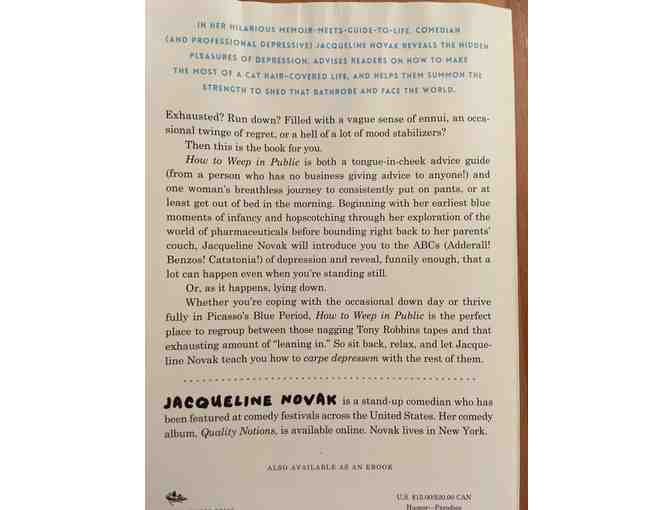 006. Book - 'How to Weep in Public. Feeble offerings on depression from one who knows'