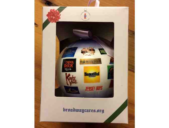 002.  Broadway Cares 2016 Christmas Ornament