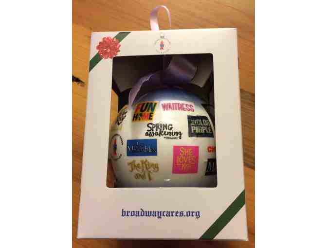 002.  Broadway Cares 2016 Christmas Ornament