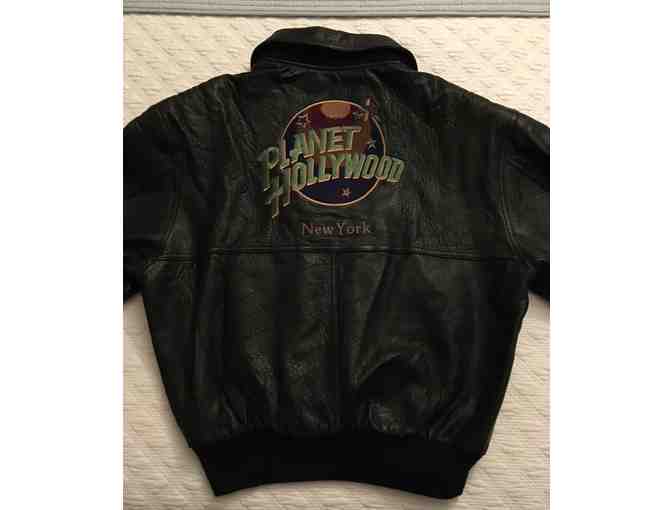 002.  PLANET HOLLYWOOD full leather jacket