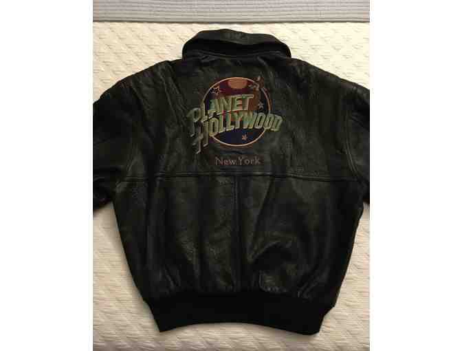 002.  PLANET HOLLYWOOD full leather jacket