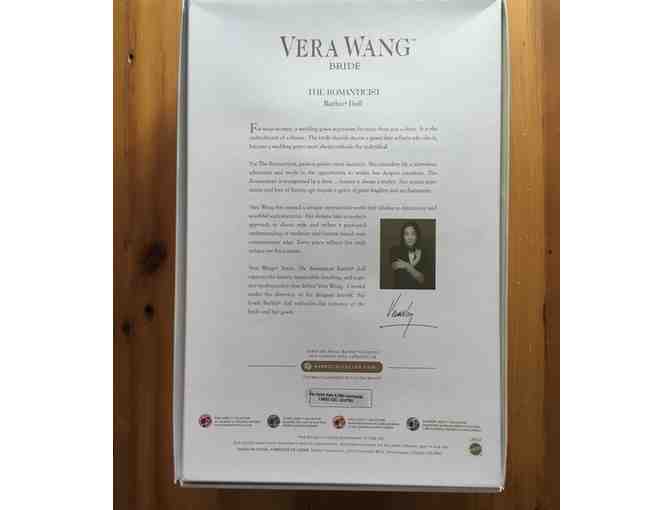 005. Barbie Collectible. Vera Wang designs Barbie's wedding gown.