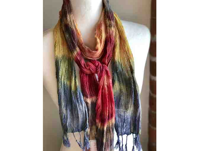 'SHIBORI' COTTON SCARVES