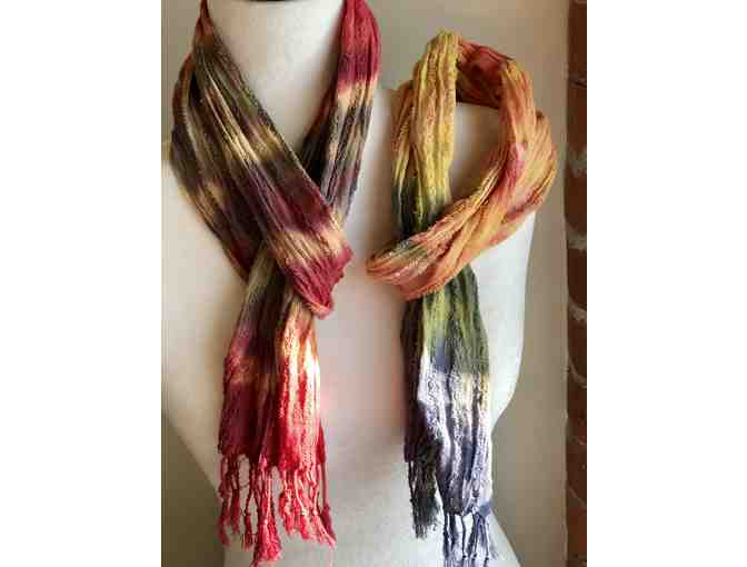 'SHIBORI' COTTON SCARVES