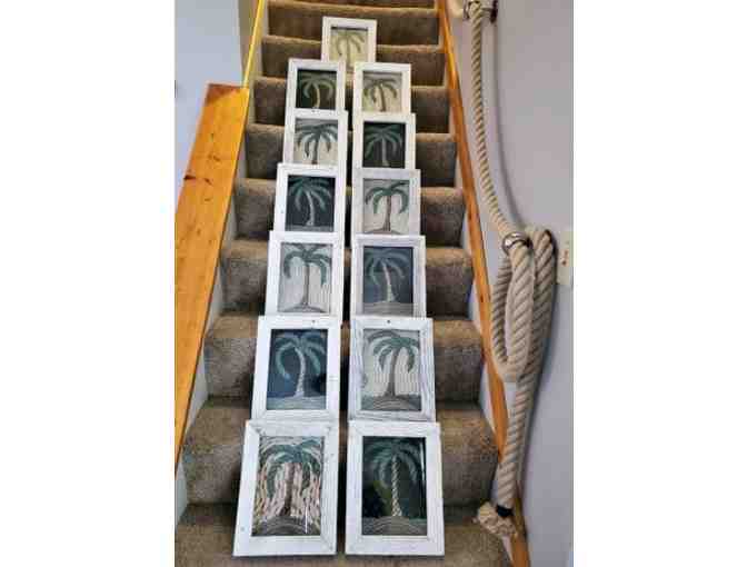 UPCYCLED NAUTICAL DECOR PALM TREE