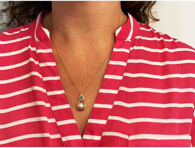 HANNOUSH DIAMOND AND PEARL NECKLACE