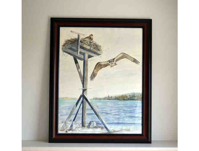 LLOYD CENTER OSPREYS WATERCOLOR