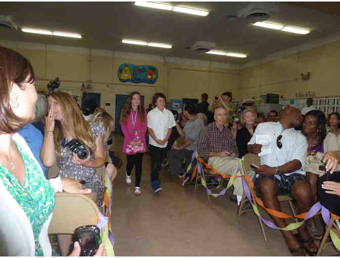Front Row Seats for 4th Grade Promotion