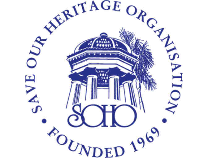 6 tickets to Save Our Heritage Organisation (SOHO)