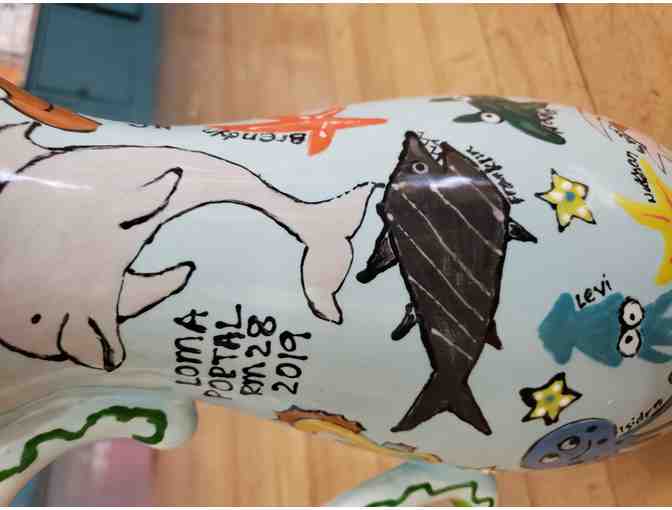 Classroom Art Project: Mr. McGinn- 'Under the Sea' Pitcher 'SOLD'