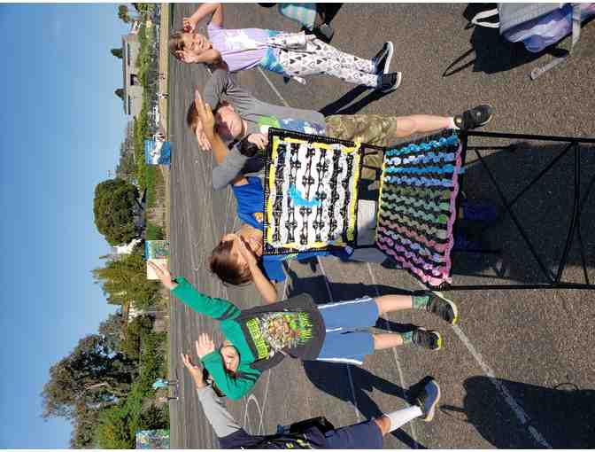 Classroom Art Project- Mrs. Howieson - Rainbow Weaved Chair