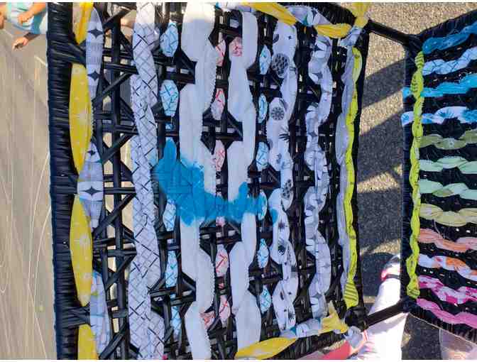 Classroom Art Project- Mrs. Howieson - Rainbow Weaved Chair