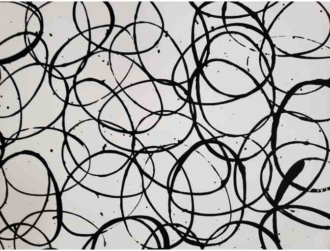 Classroom Art Project - Mrs. Naughton- Black & White Shape Art