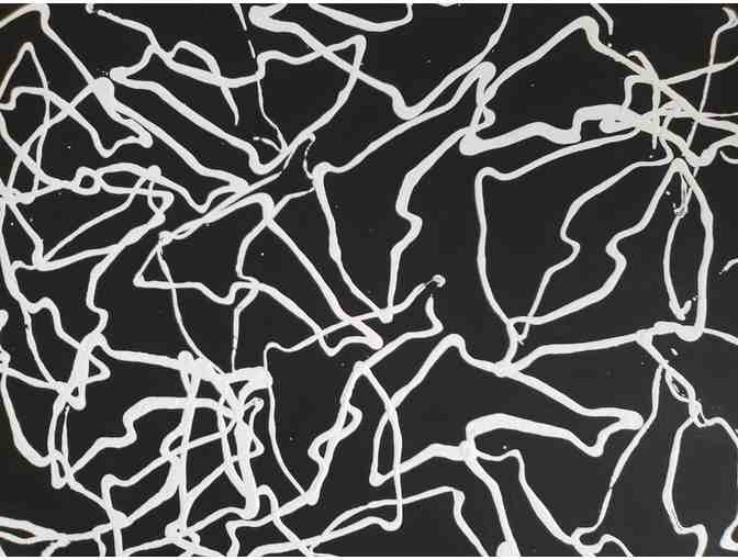 Classroom Art Project - Mrs. Naughton- Black & White Shape Art