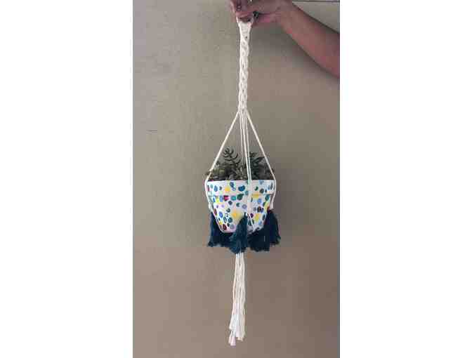 Classroom Art Project- Mrs. Abts - Macrame Planter