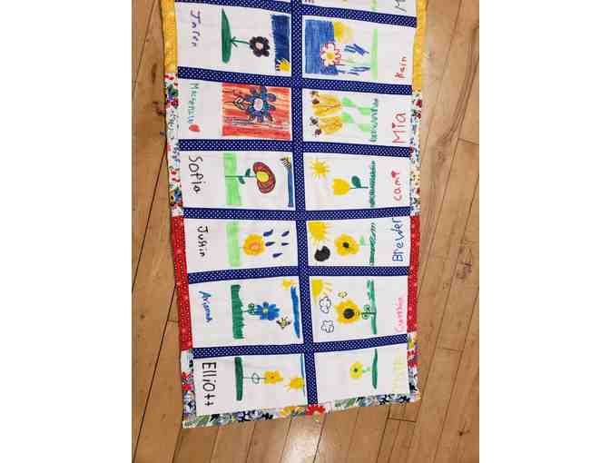 Classroom Art Project - Mrs. Epperson- Flower Table Runner