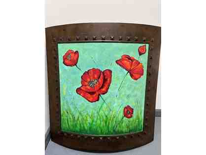 Poppies In A Breeze by Arts by Arsh