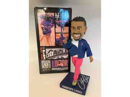 FRANCISCO LINDOR, NY Mets SIGNED Bobblehead - A Collector's Dream!