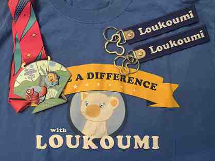 Run Disney Princess 5k Medal and Loukoumi Keychain Package