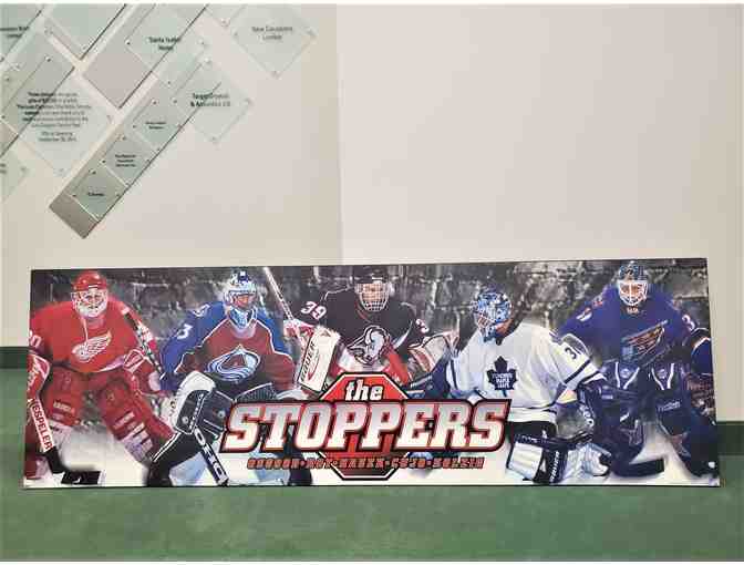 'The Stoppers' NHL Goalie Memorabilia (71.25' x 23')