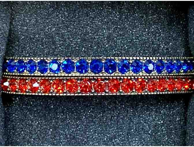 Two (2) Heidi Daus 'Chic Simplicity' Pave Crystal Bangle Bracelets