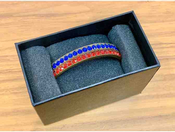 Two (2) Heidi Daus 'Chic Simplicity' Pave Crystal Bangle Bracelets