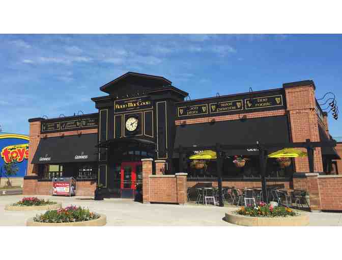 $100 Gift Certificate for Fionn MacCool's Brampton